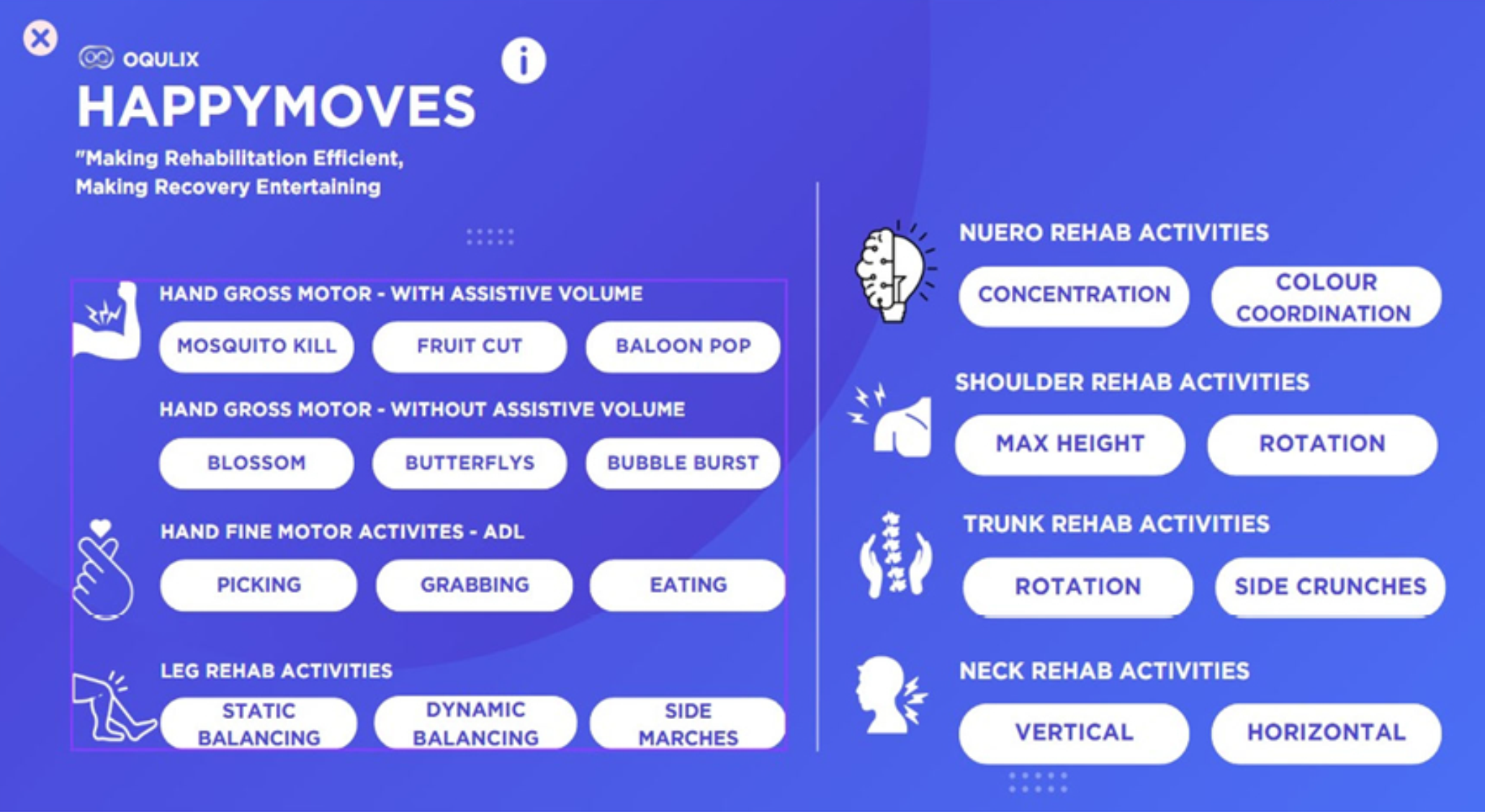 VR System - Happy Moves